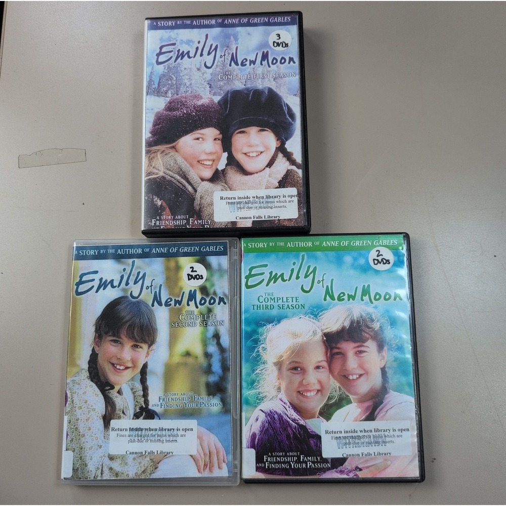 Emily Of New Moon Complete Season 1 2 3 First Second Third One Two Three DVD